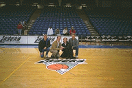 Jim, Ducky, Rich, and Chris on court